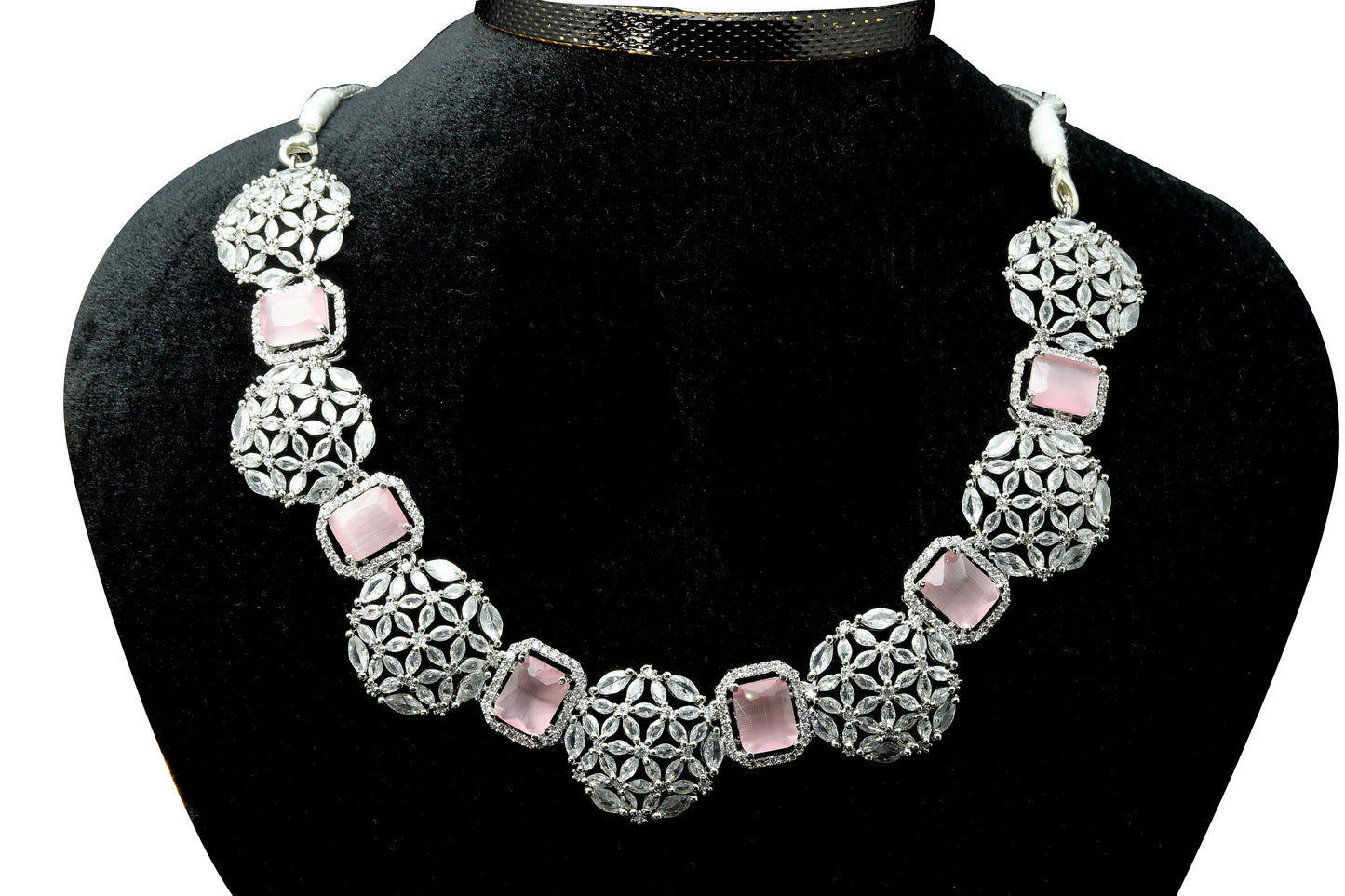 Blush Blossom Statement Jewelry Set