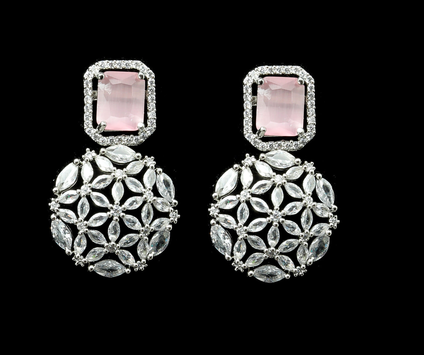 Blush Blossom Statement Jewelry Set